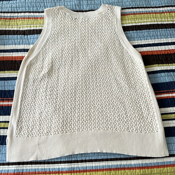 Sleeveless Knit Sweater, Size XL - Picture 2 of 8